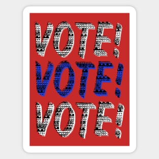 VOTE VOTE VOTE Sticker